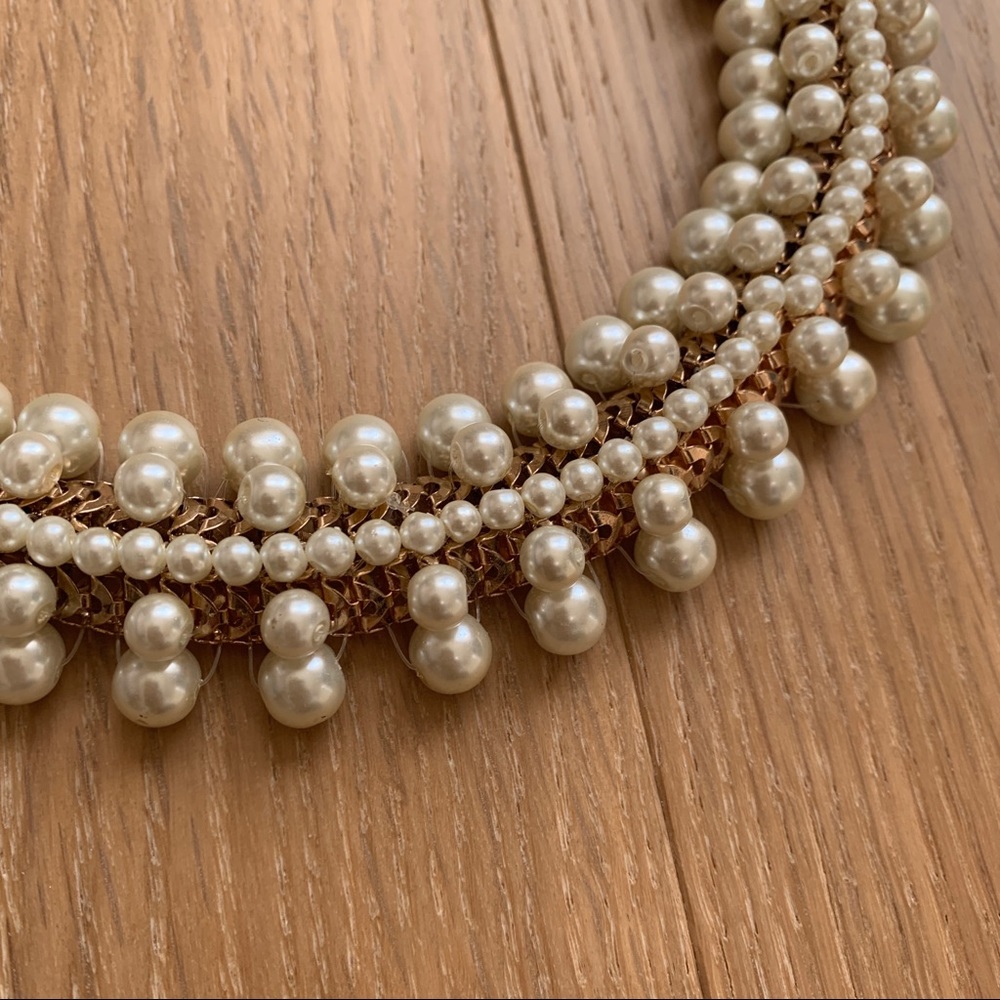 Pearl Adorned Collar Necklace - Picture 2 of 6